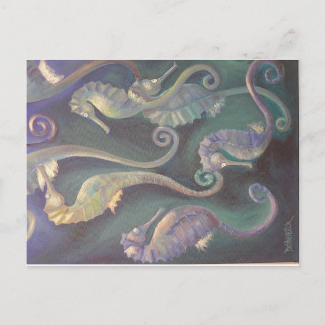 Seahorses Postcard (Front)