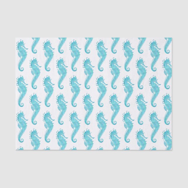 Seahorses Tissue Paper (Front)