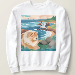 SEAKISSED chow dog ocean shirts