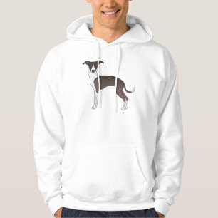 Seal And White Italian Greyhound Cute Cartoon Dog Hoodie