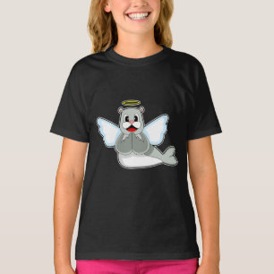 Seal Angel Angel wings T-Shirt