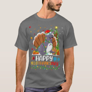 Seal Animal Lover Funny Happy Seal HelloThanksMas T-Shirt