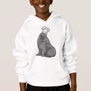 Seal as Cook with Chef hat
