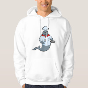 Seal as Cook with Pan & Spatula Hoodie