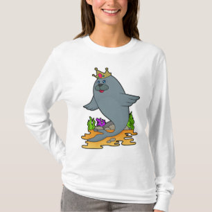 Seal as King with Crown T-Shirt