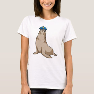 Seal as Police officer T-Shirt