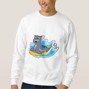 Seal as Surfer with Surfboard Sweatshirt