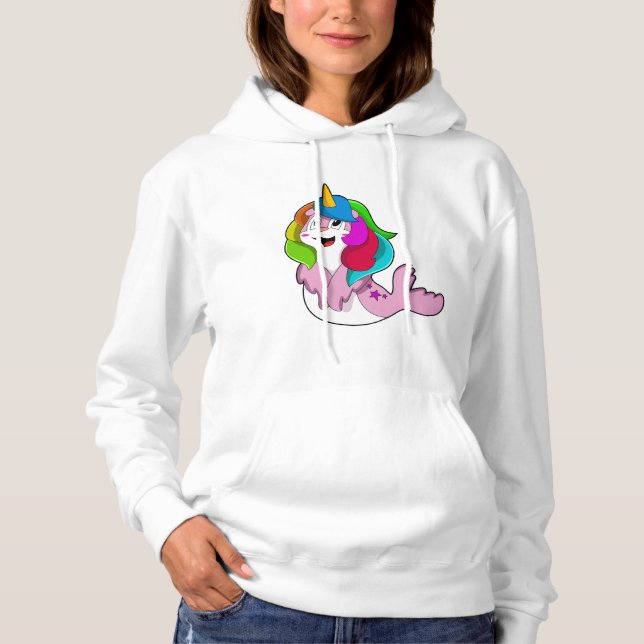 Seal as Unicorn Hoodie (Front)