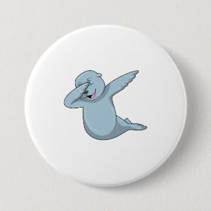 Seal at Hip Hop Dance Dab 7.5 Cm Round Badge