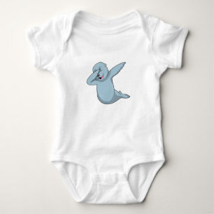 Seal at Hip Hop Dance Dab Baby Bodysuit