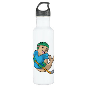 Seal at Ice hockey with Ice hockey stick 710 Ml Water Bottle