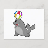 Seal at Water sports with Water polo