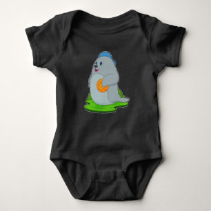 Seal Basketball player Basketball Baby Bodysuit