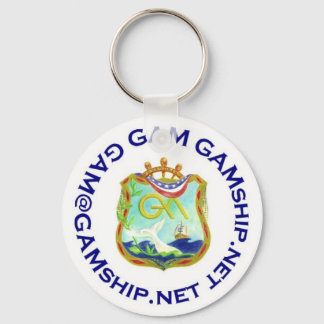 seal blue key ring