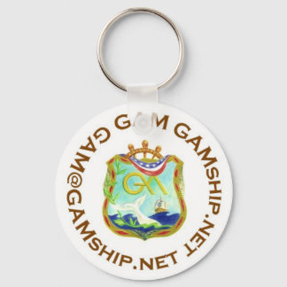 seal brown key ring