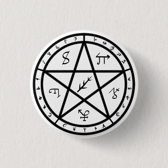 Seal Button - Black on White (Front)