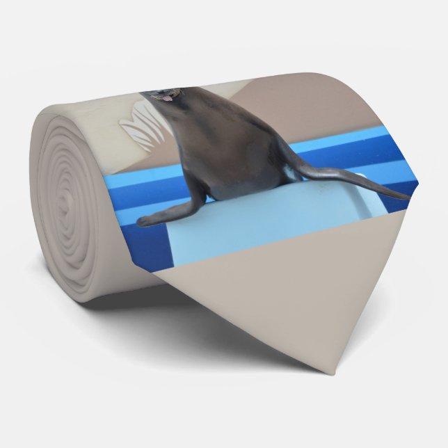 Seal (California Sea Lion) Tie (Rolled)