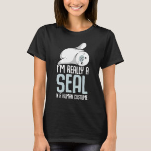 Seal Costume Sea Lion Seals Girls Boys Women T-Shirt