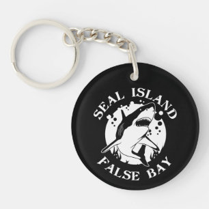 Seal Island False Bay - Scuba Diving With Sharks Key Ring