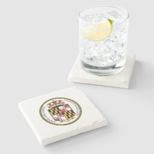 Seal of Anne Arundel County, MD Stone Coaster