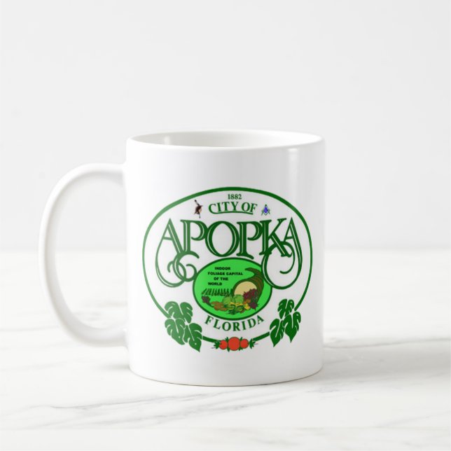 Seal of Apopka, Florida Coffee Mug (Left)