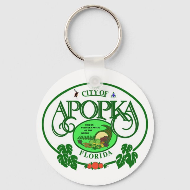 Seal of Apopka, Florida Keychain (Front)