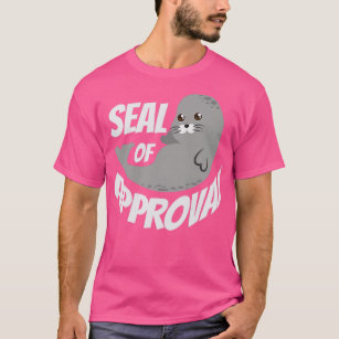 Seal of Approval Cute Grey Seal swimming Gift Idea T-Shirt