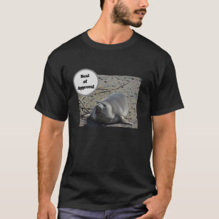 Seal Of Approval Elephant Seal Humourous Photo T-Shirt