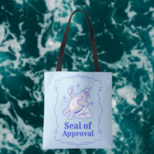 Seal of Approval Funny Seal Tote Bag