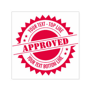 Seal of approval or other seal self-inking stamp