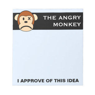 Seal of Approval: Product endorsed by Angry Monkey Notepad