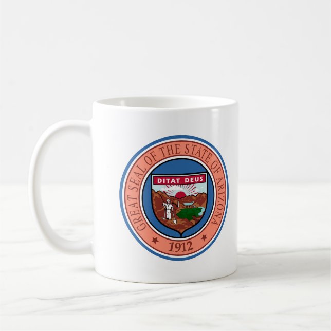 Seal of Arizona State USA Mug (Left)