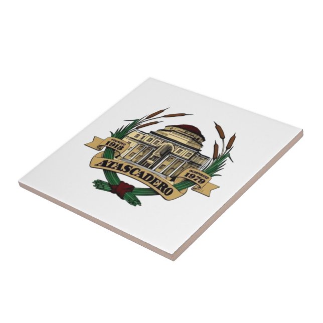 Seal of Atascadero, California Tile (Side)