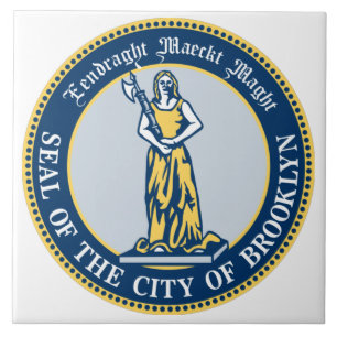 Seal of Brooklyn (Borough in New York City) Tile