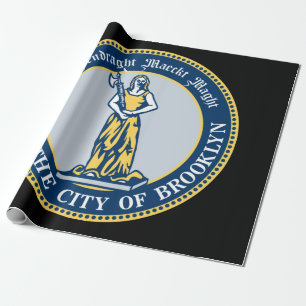 Seal of Brooklyn (Borough in New York City) Wrapping Paper