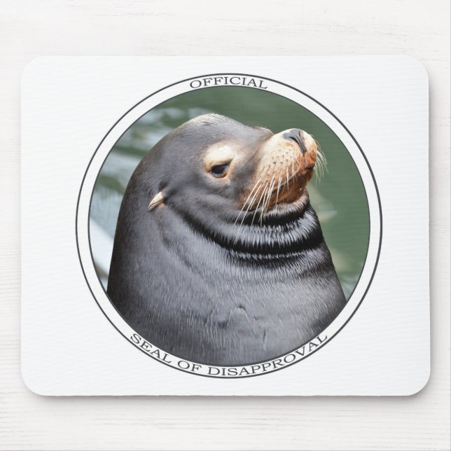 Seal of Disapproval Mouse Pad (Front)