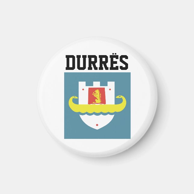 Seal of Durrës, Albania Magnet (Front)