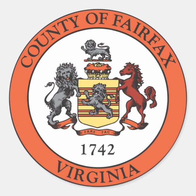 Seal of Fairfax County, Virginia (Front)