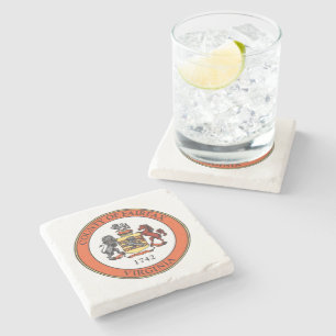 Seal of Fairfax County, Virginia Stone Coaster