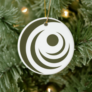 Seal of Gilbert (Arizona) Ceramic Tree Decoration