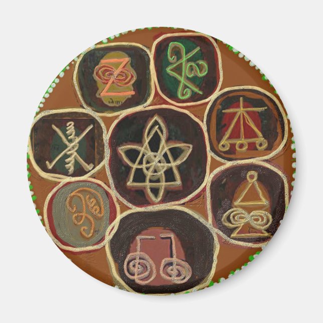 SEAL of HEAL :  Karuna Reiki Emblem Magnet (Front)