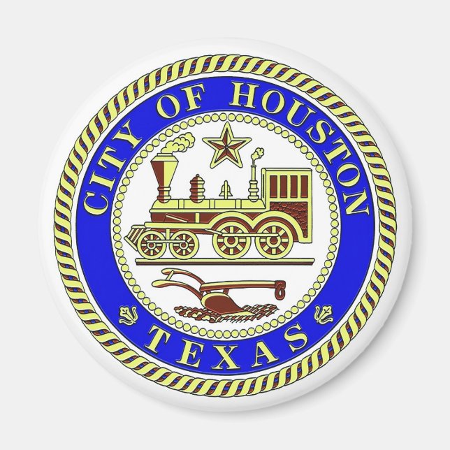 Seal of Houston Magnet (Front)