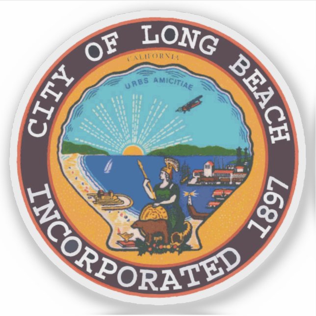 Seal of Long Beach, California, USA (Front)
