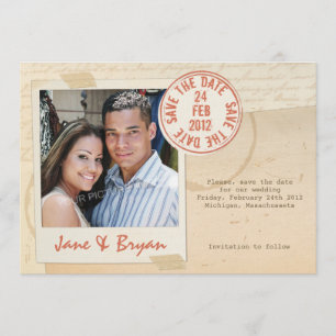 Seal of Love - Save the Date Card