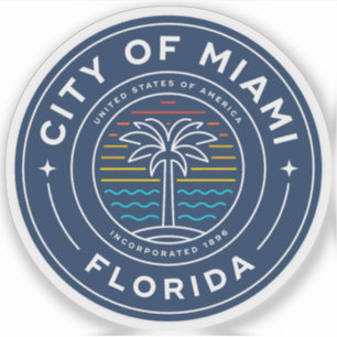 Seal of Miami, Florida, USA