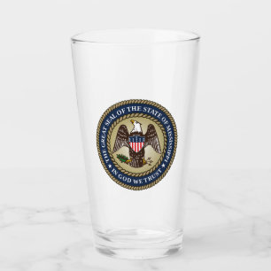 Seal of Mississippi Glass