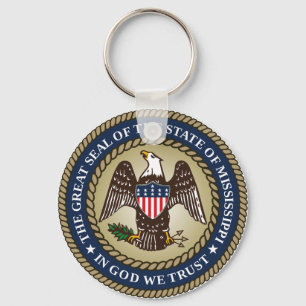 Seal of Mississippi Key Ring
