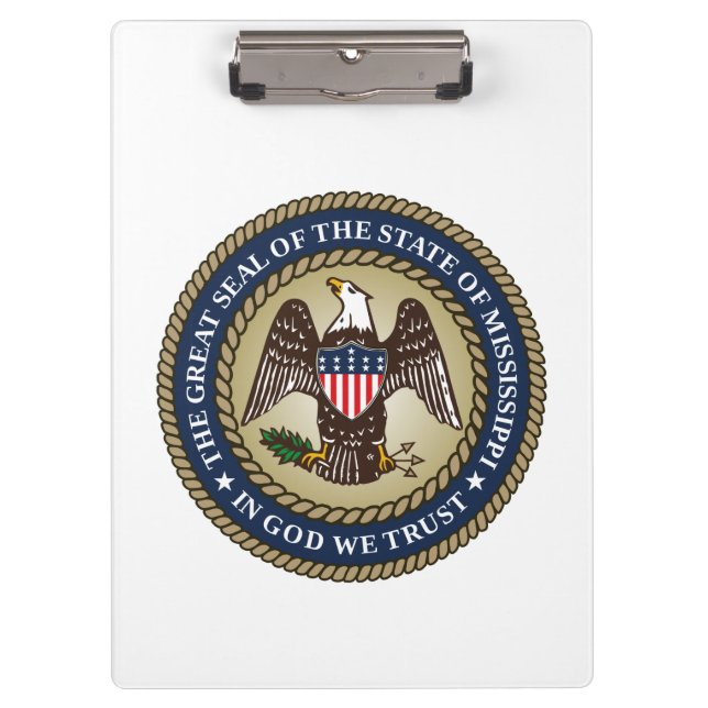 Seal of Mississippi (US State) Clipboard (Front)