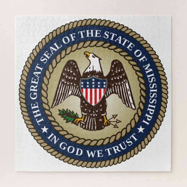 Seal of Mississippi (US State) Jigsaw Puzzle (Vertical)