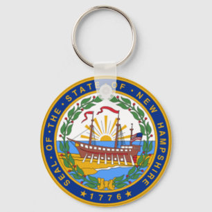 SEAL OF NEW HAMPSHIRE KEY RING